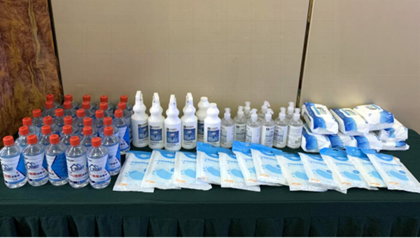 为参课学员准备的防疫物品 为参课学员准备的防疫物品