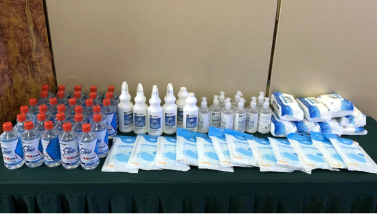 为参课学员准备的防疫物品 为参课学员准备的防疫物品